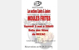 REPAS DES CADETS ET JUNIORS