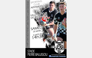 BALANDRADE : PAMIERS Vs VILLEFRANCHE LAURAGAIS