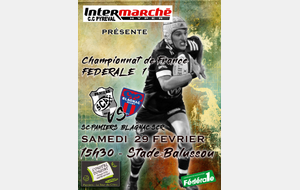 Fédérale 1 : PAMIERS Vs BLAGNAC