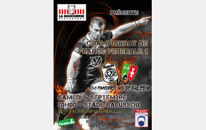 FEDERALE 1 : PAMIERS Vs SAINT SULPICE