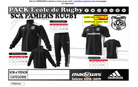 PACK "ECOLE DE RUGBY" Adulte