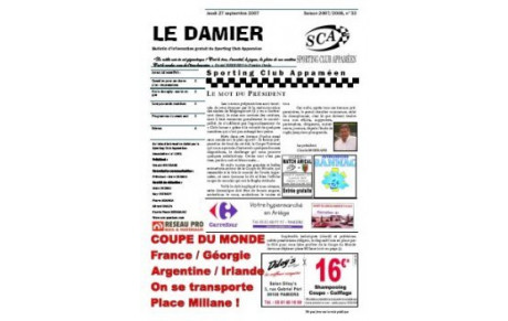 Le Damier n° 33 en ligne