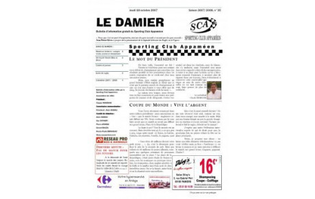 Damier n° 35 en ligne !