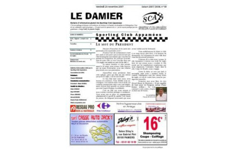 Damier 38 et 39 en ligne