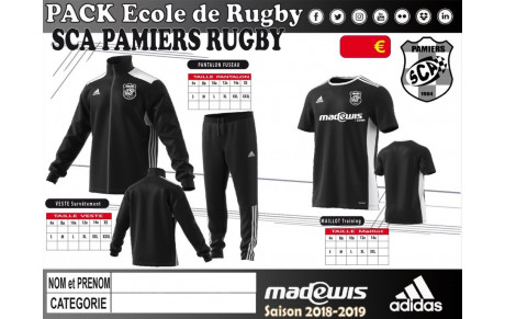 Le Pack de l'école de rugby